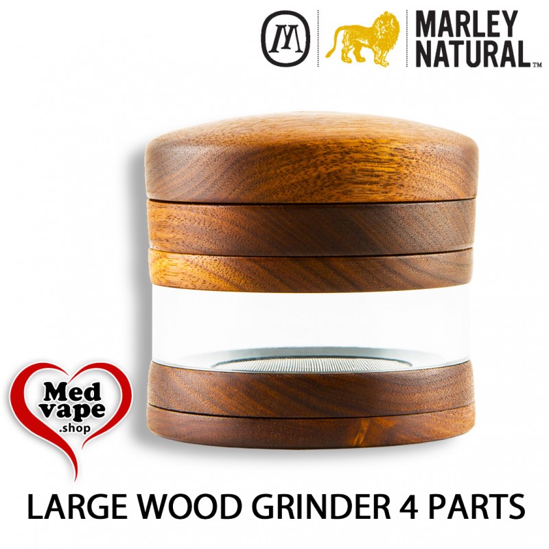 LARGE WOOD GRINDER 4 PARTS - MARLEY NATURAL