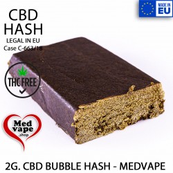 CBD BUBBLE LEGAL HASH 2G. - MEDVAPE THC CANNABIS WEED